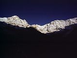 
Annapurna South, Fang, Annapurna Main, Central, East Summits After Sunrise From Annapurna Sanctuary Base Camp

